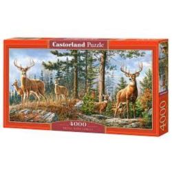 PUZZLE 4000. ROYAL DEER FAMILY